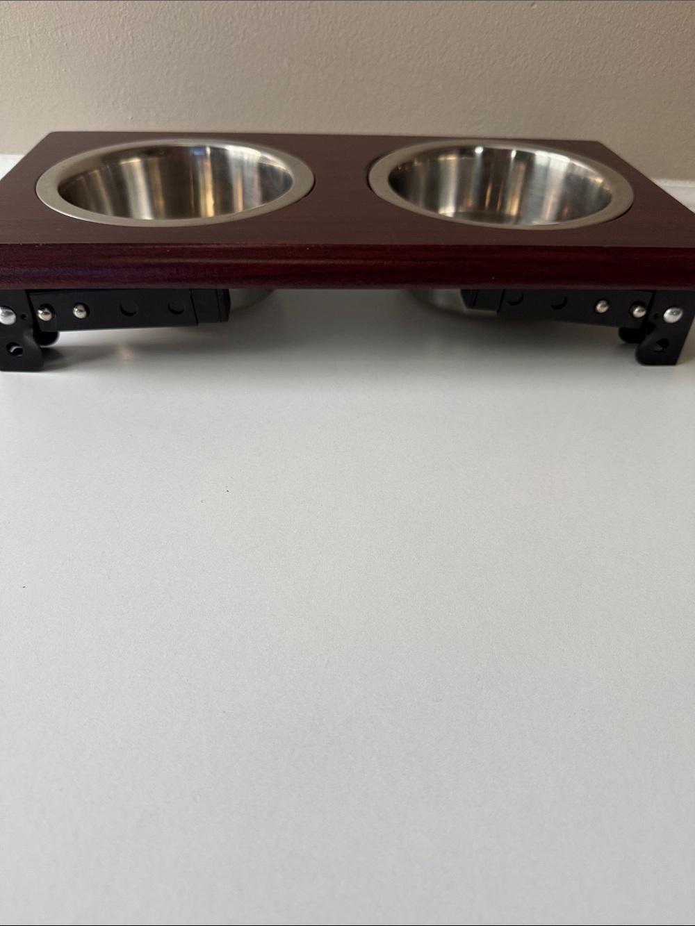 SPOT Posture Pro Stainless Steel Adjustable Wood Grain Double Cup Holder Insert - Picture 8 of 15